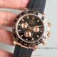 Perfect Replica Noob Factory Rolex Daytona 4130 Black Dial Rose Gold Case 40mm Men's Watch (3)_th.jpg
